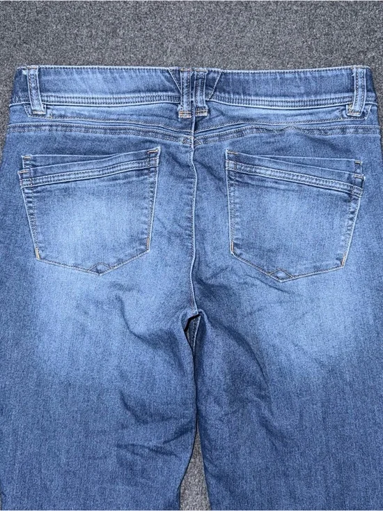 Democracy Jeans Ab Technology Ankle Skimmer Medium Blue Wash Women’s 10 Slimming - Picture 4 of 8